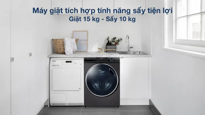 Máy giặt sấy tiện lợi